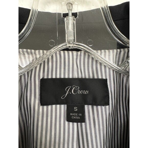 J. Crew Schoolboy Blazer Two Button Black Classic Work Women's Size Small K2899 - Picture 4 of 10